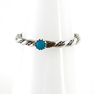 Sleeping Beauty Ring<br>Size: 5.5<br>By Caroline Tsosie