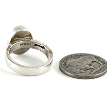 Load image into Gallery viewer, Kingman Turquoise Ring&lt;br&gt;By Craig Agoodie&lt;br&gt;Size: 8
