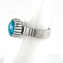 Load image into Gallery viewer, Kingman Turquoise Ring&lt;br&gt;By Craig Agoodie&lt;br&gt;Size: 8
