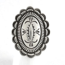 Load image into Gallery viewer, Concho Ring<br>By Clendon Pete<br>Size: 8
