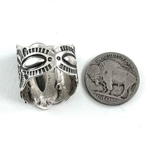 Load image into Gallery viewer, Stamped Silver Band Ring<br>Size: 9
