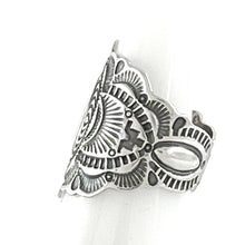Load image into Gallery viewer, Stamped Silver Band Ring<br>Size: 9
