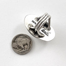 Load image into Gallery viewer, Half Dome Ring<br>By Orville Tsinnie<br>Size: 6
