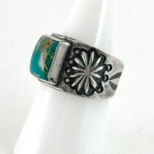 Load image into Gallery viewer, Fox Turquoise Ring<br>By Jesse Robbins<br>Size: 8
