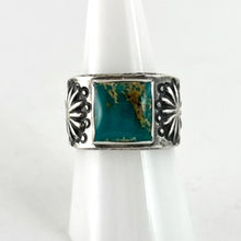 Load image into Gallery viewer, Fox Turquoise Ring<br>By Jesse Robbins<br>Size: 8
