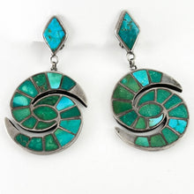 Load image into Gallery viewer, Vintage Zuni Clip Earrings
