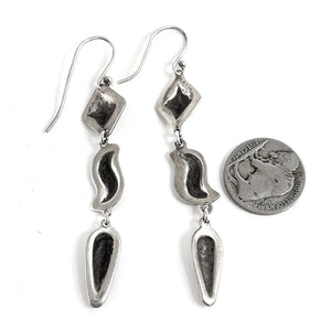 Repousse Earrings<br>By Thomas Jim