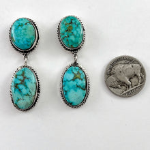 Load image into Gallery viewer, Pretty Two Stone Earrings&lt;br&gt;By Federico
