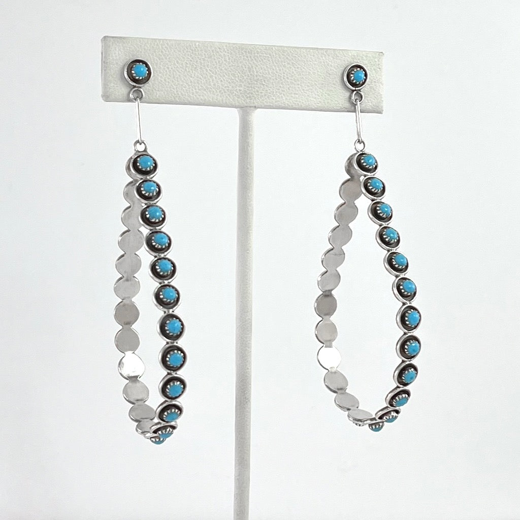 Raindrop Hoops<br>By Dixie Booqua
