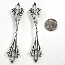 Load image into Gallery viewer, Pendentive Earrings<br>By Adrian Standing Elk Pinnecoose
