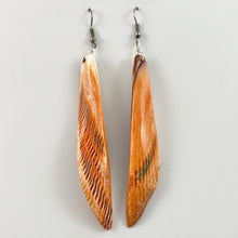 Load image into Gallery viewer, Long Spiny Oyster Earrings

