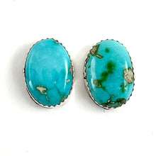 Load image into Gallery viewer, Sonoran Gold Stud Earrings<br>By Michael Bitsui
