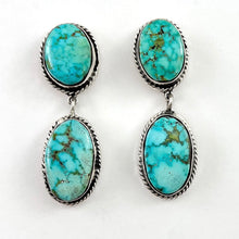 Load image into Gallery viewer, Pretty Two Stone Earrings&lt;br&gt;By Federico

