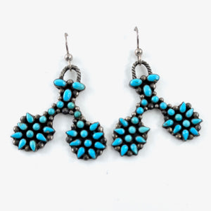 Vintage Zuni Petit Point Earrings