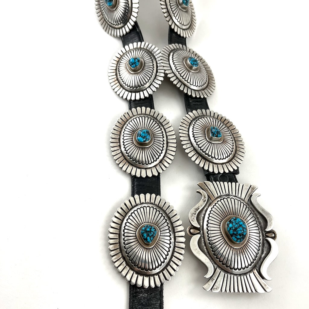 Vintage Concho Belt<br>By Thomas Jim