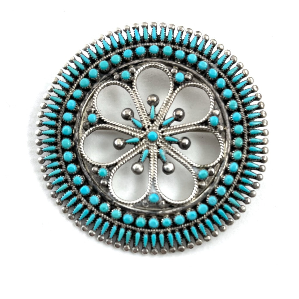 Vintage Petit Point Pin/Pendant<br>By Vincent Johnson
