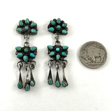 Load image into Gallery viewer, Vintage Zuni Petitpoint Earrings
