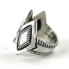 Load image into Gallery viewer, Ingot Silver Ring&lt;br&gt;By Perry Shorty&lt;br&gt;Size: 11
