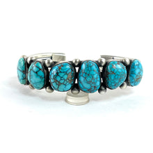 Load image into Gallery viewer, Six Stone Blue Moon Row Bracelet&lt;br&gt;By Calvin Martinez
