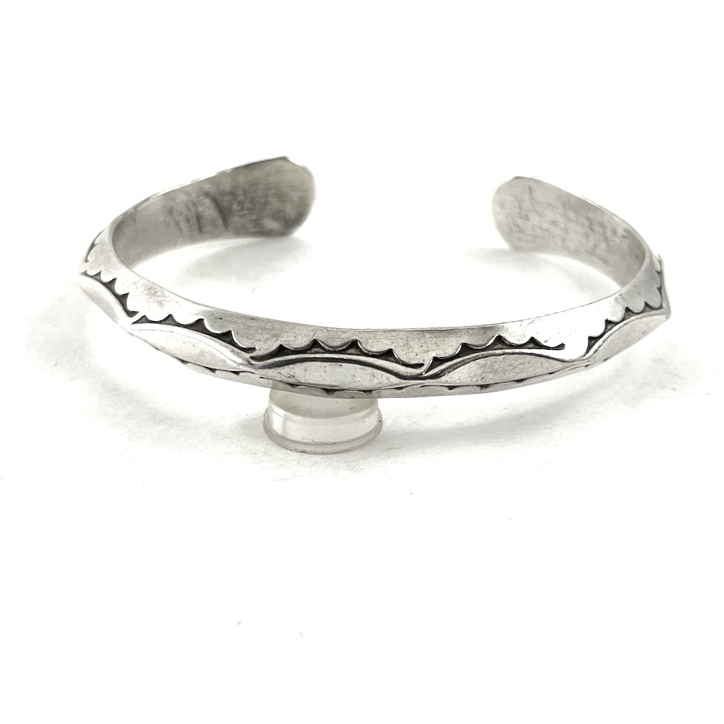Carinated Sterling Silver Bracelet