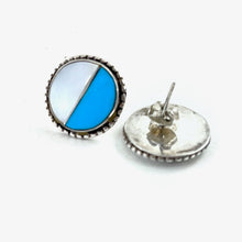 Load image into Gallery viewer, Vintage Zuni Two Toned Studs
