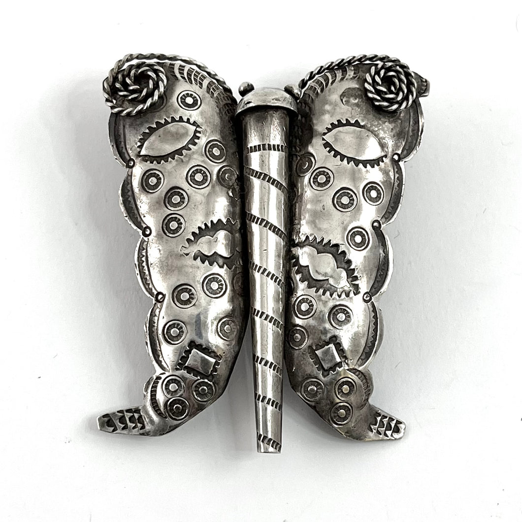 Vintage Navajo Butterfly Pin