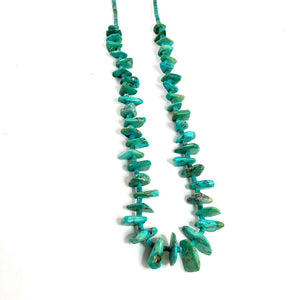 Vintage Turquoise Tab Necklace