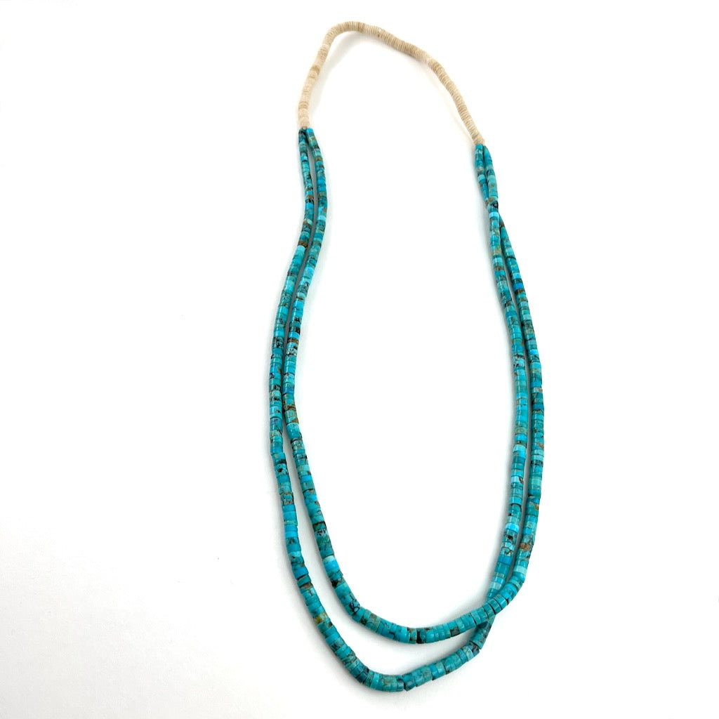 Double Strand Sky Blue Turquoise