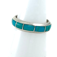 Load image into Gallery viewer, Vintage Turquoise Band&lt;br&gt;Size: 6.5
