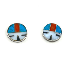 Load image into Gallery viewer, Vintage Zuni Sunface Studs
