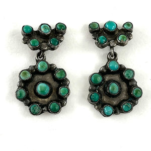 Vintage Zuni Petit Point Earrings