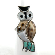 Load image into Gallery viewer, Vintage Owl Ring&lt;br&gt;Size: 6.5
