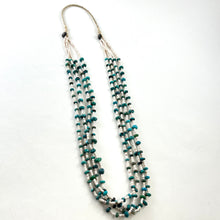 Load image into Gallery viewer, Four Strand Turquoise With Heishi
