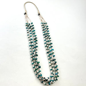 Four Strand Turquoise With Heishi