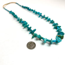 Load image into Gallery viewer, Vintage Sky Blue Nugget Necklace
