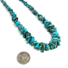 Load image into Gallery viewer, Vintage Turquoise Nugget Necklace
