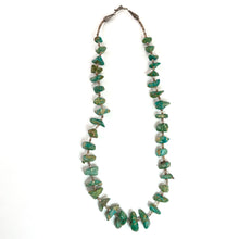 Load image into Gallery viewer, Vintage Turquoise  Nugget Necklace
