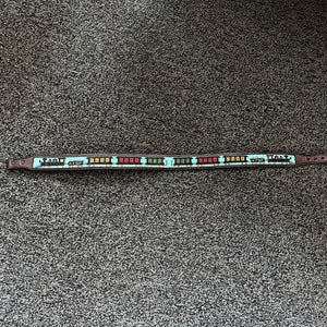 Vintage Santa Fe Railway Beaded Belt<br>By Teri Greeves