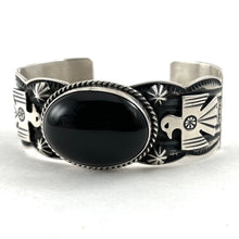 Load image into Gallery viewer, Thunderbirds &amp; Onyx Bracelet&lt;br&gt;By Andy Cadman
