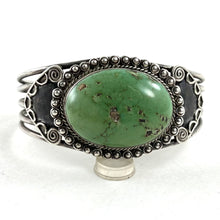 Load image into Gallery viewer, Vintage Green Oval Turquoise
