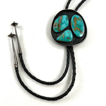 Load image into Gallery viewer, Blue Gem Bolo Tie
