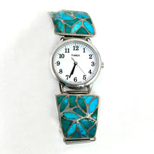 Load image into Gallery viewer, Vintage Zuni Inlay Watch Tips
