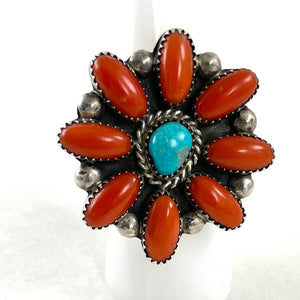 Coral Flower Power!<br>Size: 7