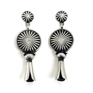 Button & Blossoms Earrings<br>By Derrick Gordon