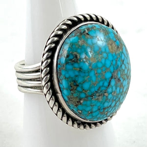 Kingman Turquoise<br>By Albert Lee<br>Size: 8