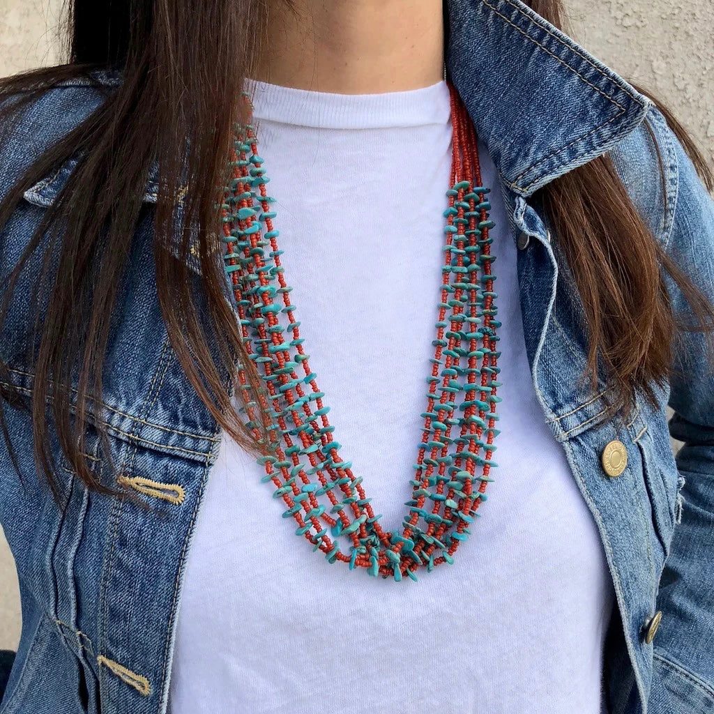 Vintage Turquoise & Trade Beads
