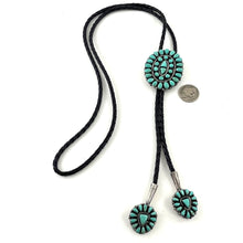 Load image into Gallery viewer, Zuni Cluster Bolo Tie
