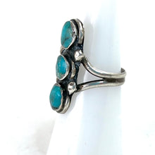 Load image into Gallery viewer, Vintage Three Stone Ring&lt;br&gt;Size: 5
