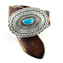 Load image into Gallery viewer, Vintage Buckle With Kingman Turquoise
