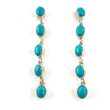 Load image into Gallery viewer, Five Stone Drop Earrings
